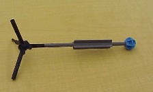acetonitrile: stick model