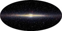 how the Milky Way Galaxy might look edge-on