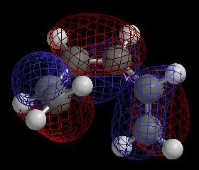 HOMO of hexatriene