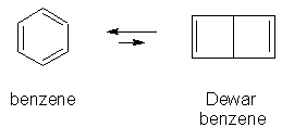 benzene is more stable than Dewar benzene