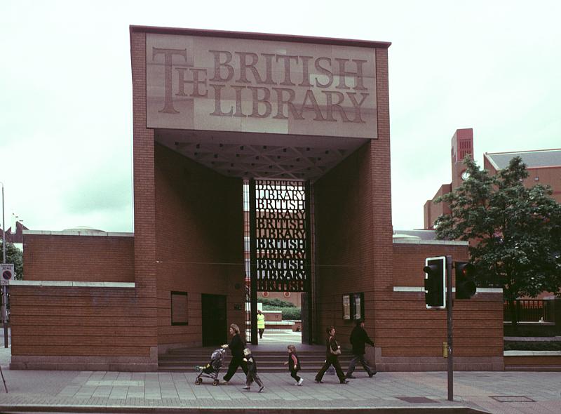 British Library, Kings Cross, London, Architects; Colin St …